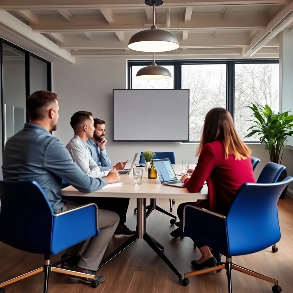 Efficiënte vergadering in een Nederlands kantoor